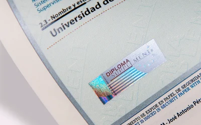 Papier A4 avec éléments de sécurité