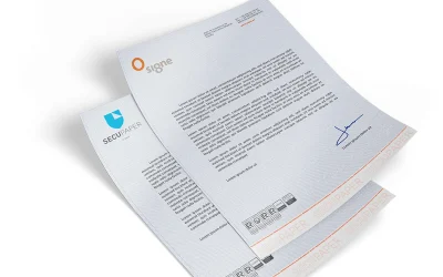 Papier A4 avec sécurité anti-copie